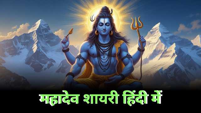 Mahadev Shayari in Hindi