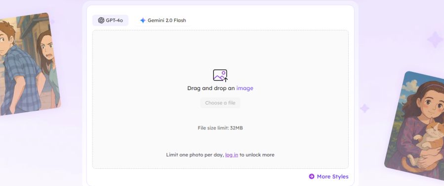online photo ko cartoon kaise banaye step 1