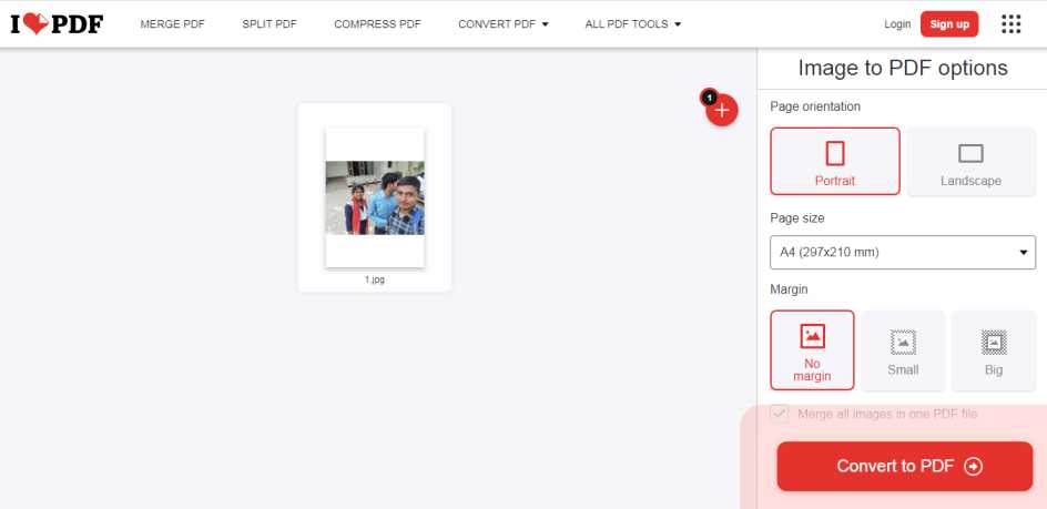 photo o pdf banane ka online tool